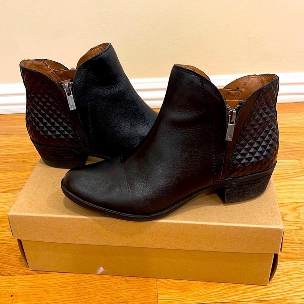 Lucky Brand leather booties